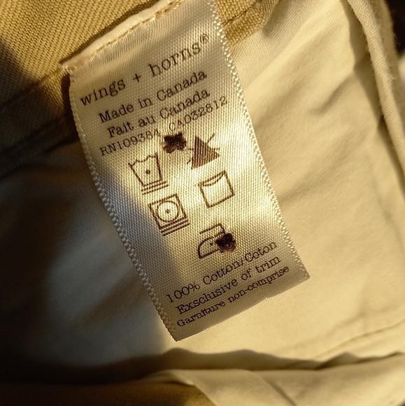 Wings+Horns Tokyo Khaki Chino Trousers. Almost New. - Picture 11 of 14